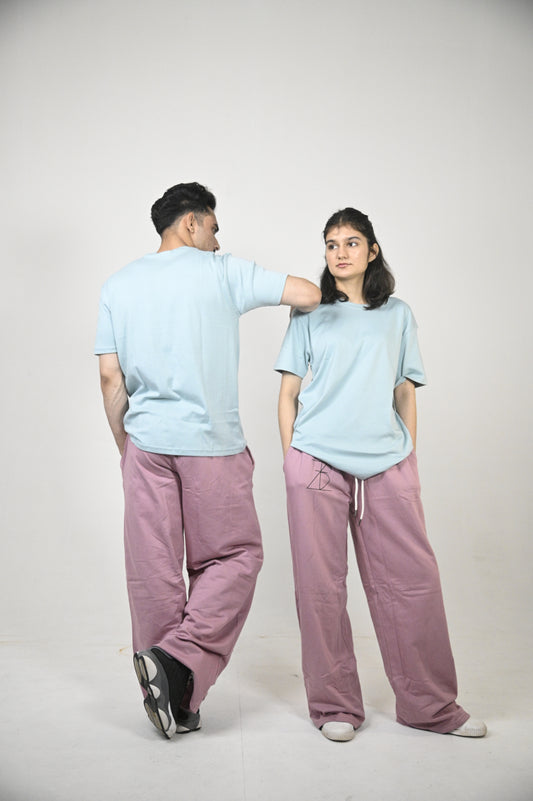 Solid sweatpants in Dusty Rose
