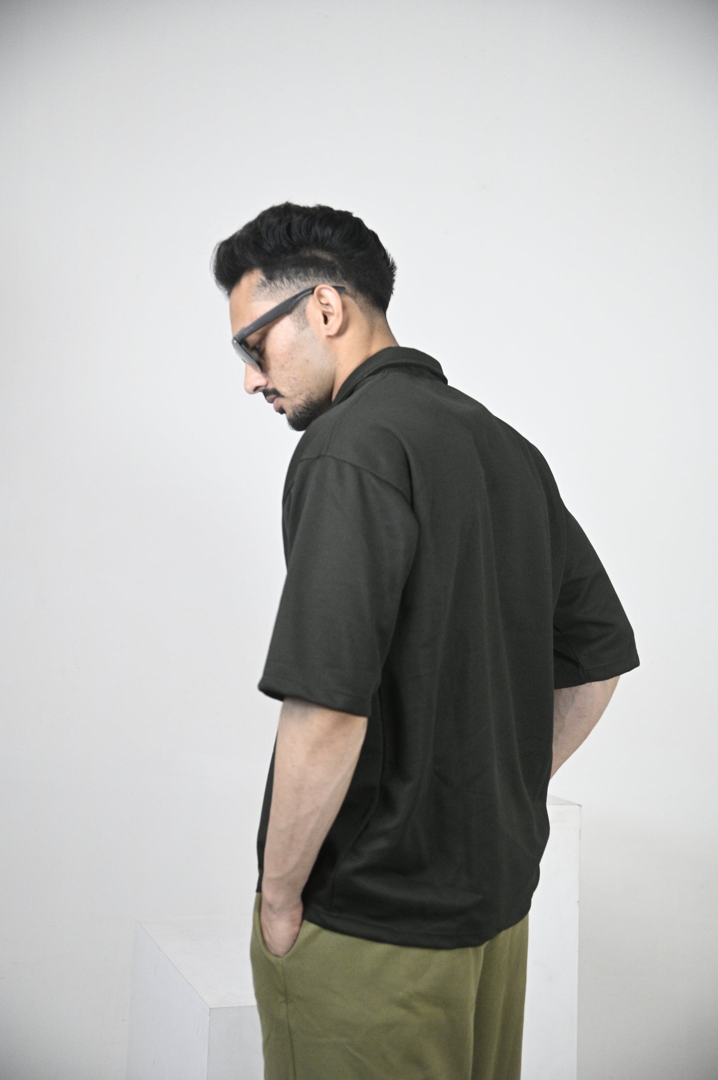 Solid old money polo in Olive green