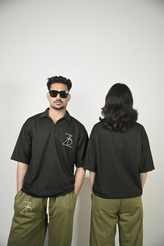 Solid old money polo in Olive green
