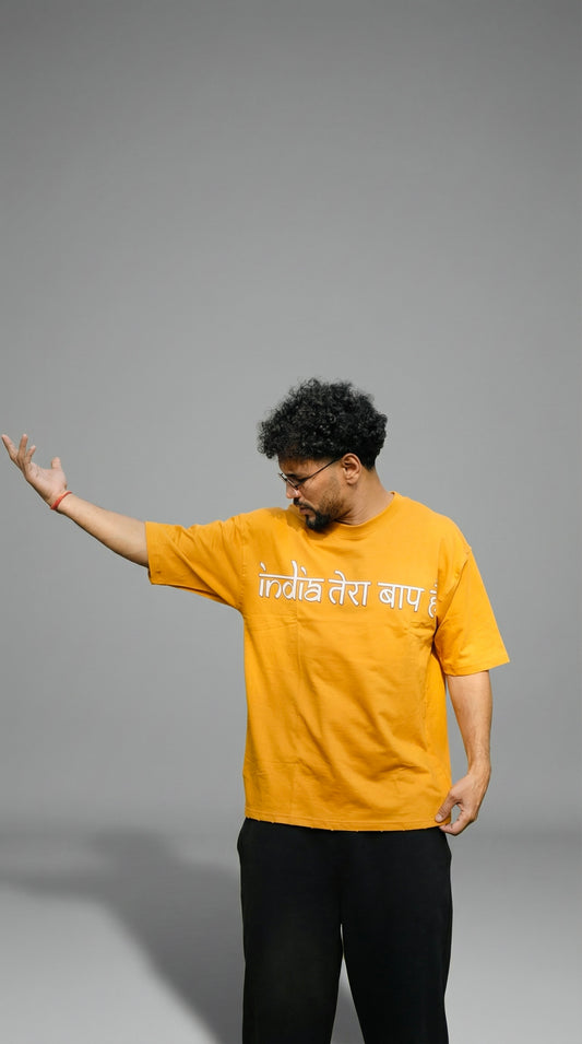 National Flex T-shirt ( India Tera Baap Hai-2 ) Unisex T-Shirt