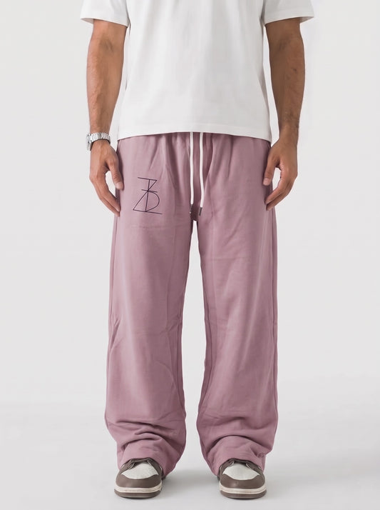 Solid sweatpants in Dusty Rose