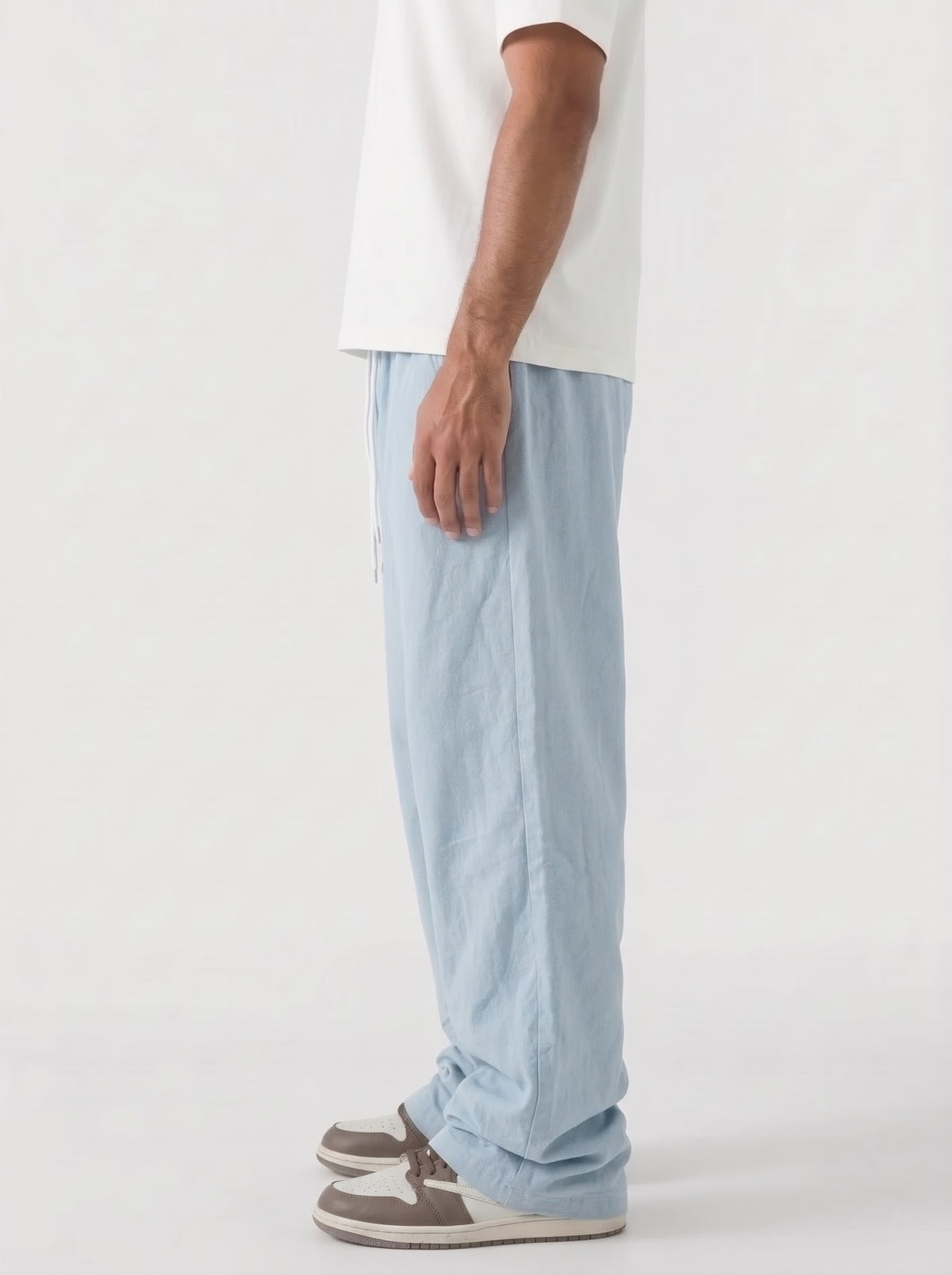 Solid sweatpants in Surf Blue